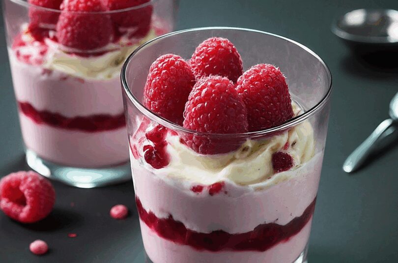 Auflaufform-Glas-–-Mini-Windbeutel-Mit-Milchmaedchen-Quarkcreme-Und-Himbeeren Auflaufform Glas – Mini Windbeutel Mit Milchmädchen-Quarkcreme Und Himbeeren