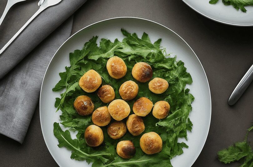 Austernpilze mit Rucola