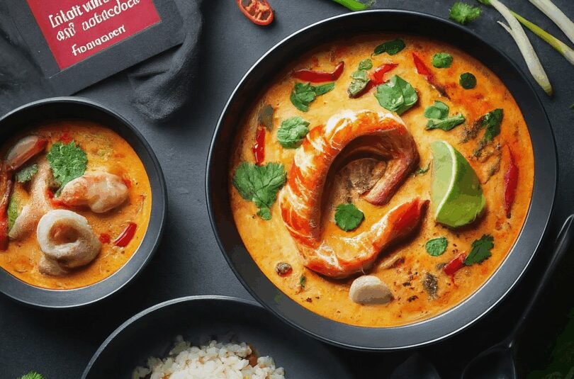 Authentische Tom Yam Gung Suppe