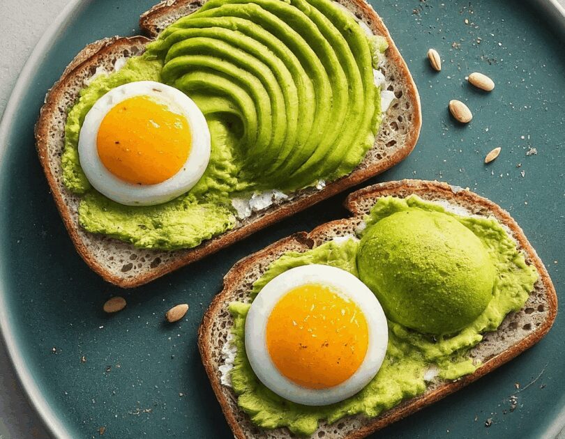 Avocado Brot mit Ei – Avocado Ei Brot