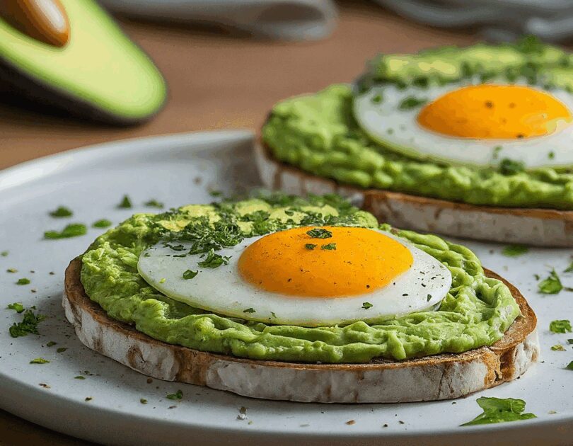 Avocado Ei Brot – cremig, gesund und schnell gemacht