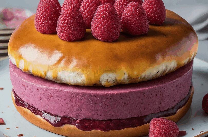 Baiser-Torte-–-Himbeer-oder-Brombeercreme Baiser Torte – Himbeer oder Brombeercreme