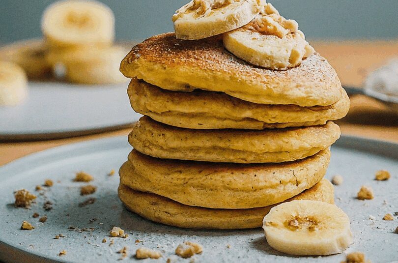 Banana Pancakes – Fluffige Bananen Pancakes