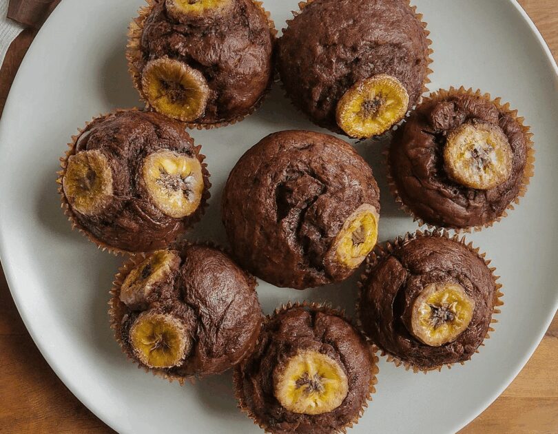 Bananen Schoko Muffins – Schoko Bananen Muffins