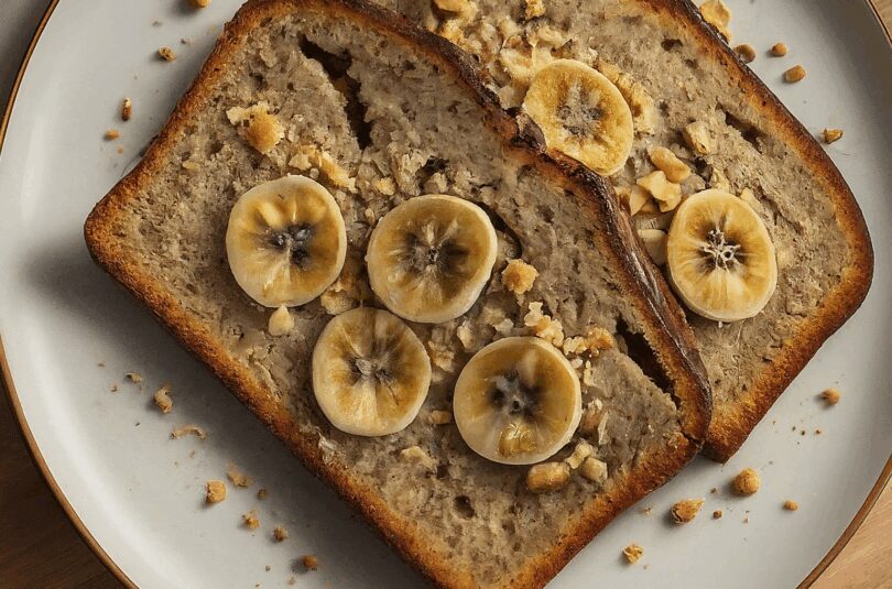 Bananenbrot ohne Extra Fett und Zucker