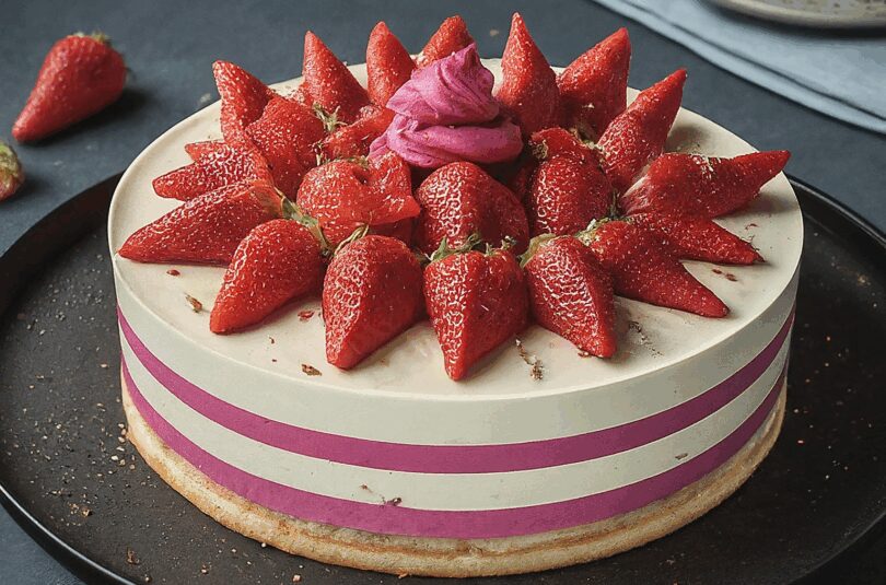 Barbie Torte – Barbietorte mit Beerencremefüllung