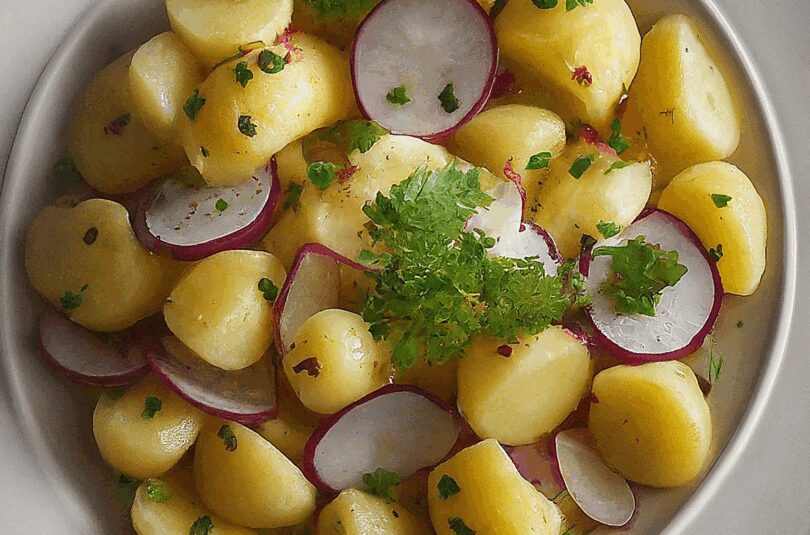 Bayrischer Kartoffelsalat Rezept – Bayrischer Kartoffelsalat