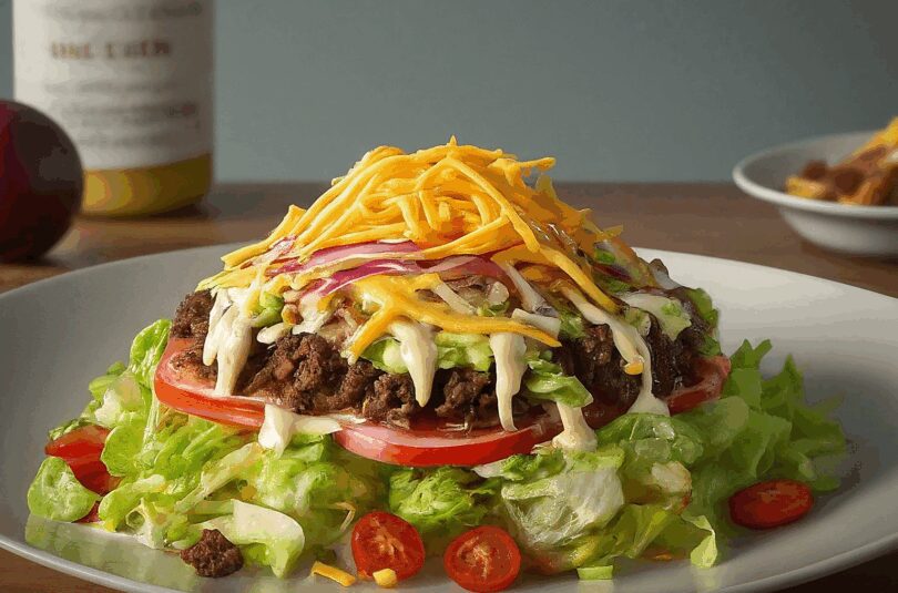 Big Mac Salat Low Carb
