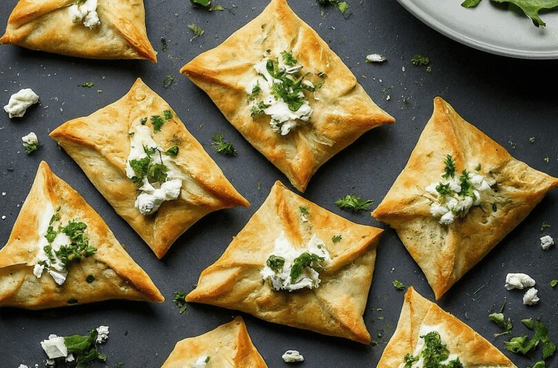Blätterteig Feta – Blätterteigtaschen mit Feta