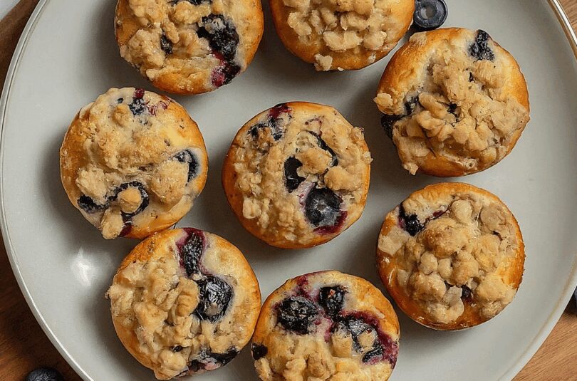 Blaubeermuffins mit Streuseln – Blaubeermuffins mit Streuseln
