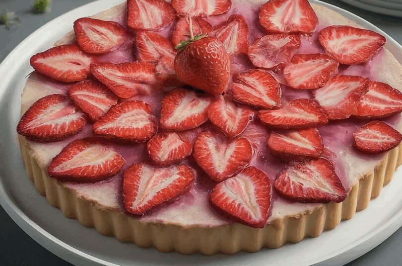 Blechkuchen Erdbeer – Erdbeerkuchen Vom Blech