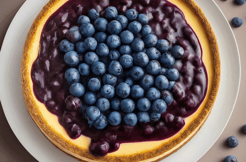 Blueberry-Cheesecake-–-Blueberry-Cheesecake-Mit-Crunchy-Boden Blueberry Cheesecake – Blueberry Cheesecake Mit Crunchy Boden