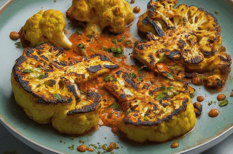Blumenkohl Backofen Marinade – Blumenkohl Tandoori Art