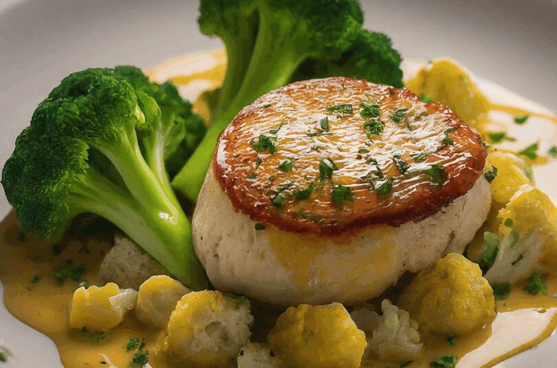 Blumenkohl Käse Medaillons