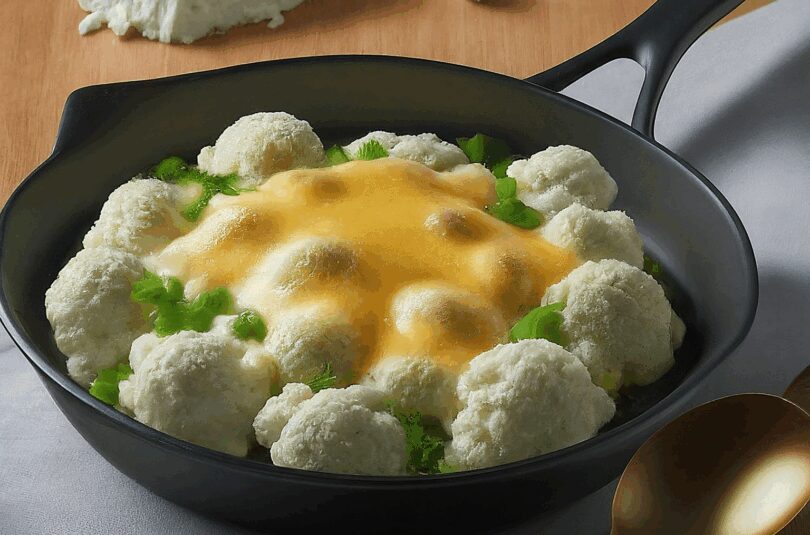 Blumenkohl mit Käse Überbacken