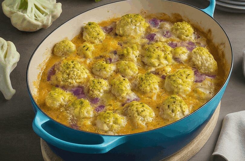 Blumenkohlauflauf Rezept – Cremiger Blumenkohlauflauf