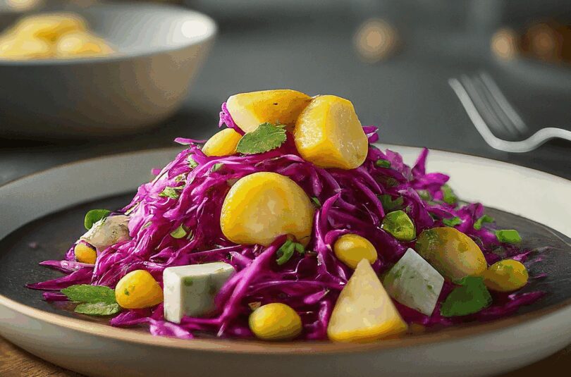 Bohnensalat mit frischem Bohnenkraut