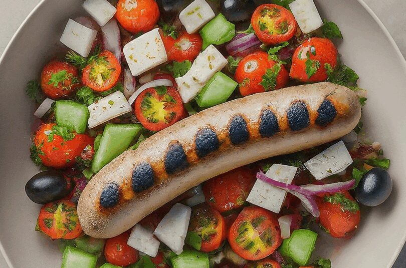 Bratwurst Nährwerte – Griechischer Kritharaki Salat