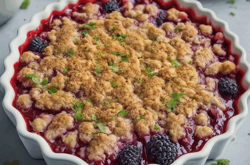 Brombeer-Crumble-–-Knusprig-038-Fruchtig Brombeer Crumble – Knusprig & Fruchtig