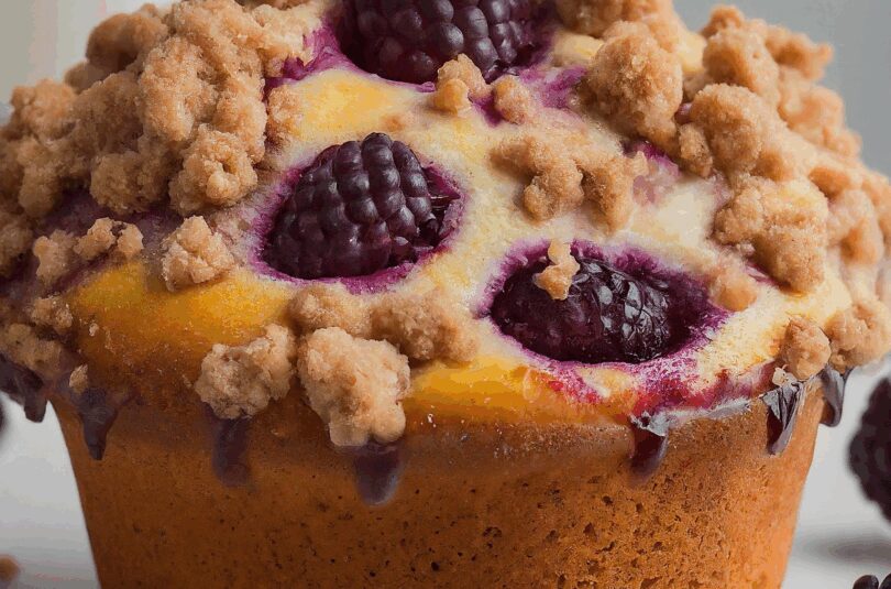 Brombeer Muffins – Brombeermuffins Mit Nussstreusel