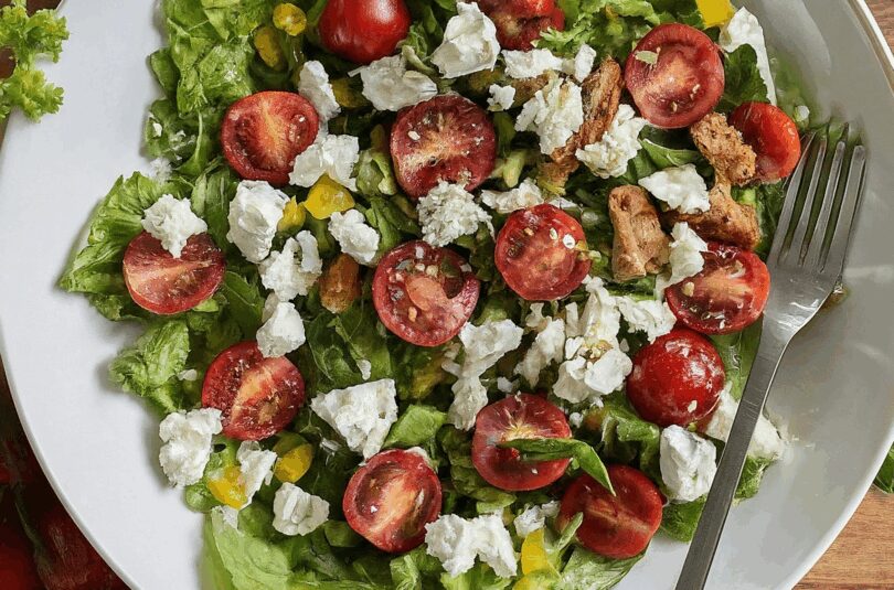Brotsalat mit Feta – Sommerlicher Genuss