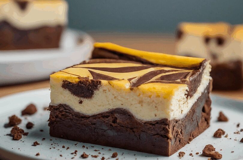 Brownie-Cheesecake-Rezept-–-Kaesekuchen-Brownies Brownie Cheesecake Rezept – Käsekuchen Brownies