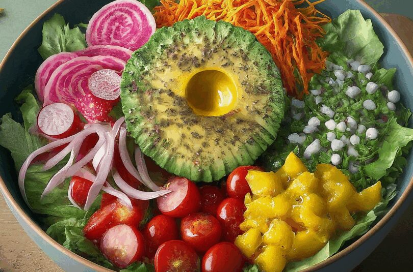 Bunte Salat Bowl – Farbenfroher Genuss