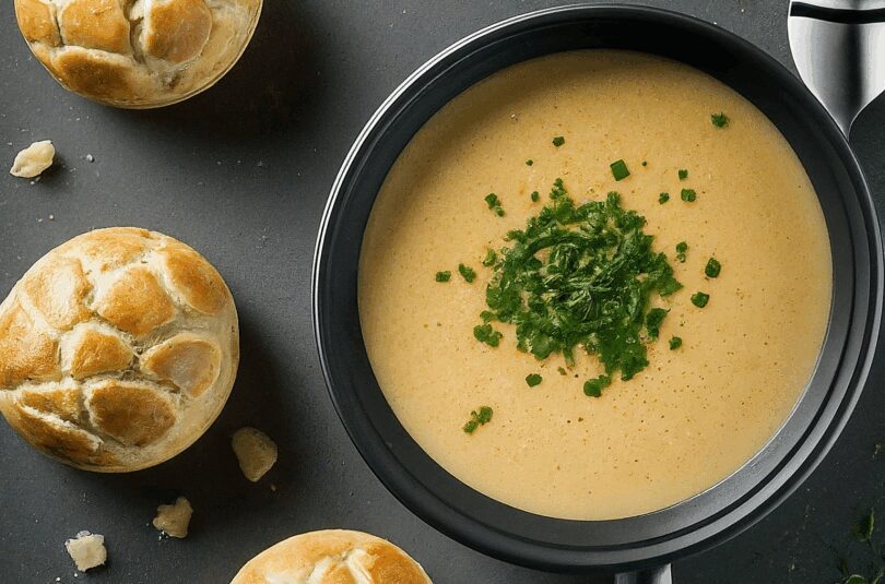 Buttermilchsuppe mit Grießklößchen