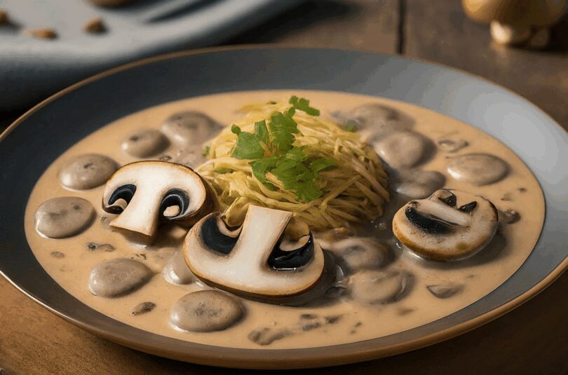 Champignonrahmsoße – Einfache Champignonrahmsauce