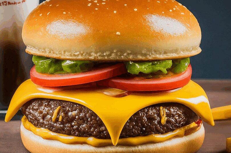 Cheeseburger McDonalds Art