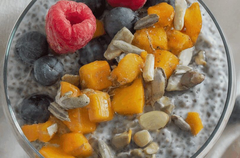 Chia-Pudding-Grundrezept-–-Chia-Pudding-Mit-Joghurt-Und-Fruechten Chia Pudding Grundrezept – Chia Pudding Mit Joghurt Und Früchten