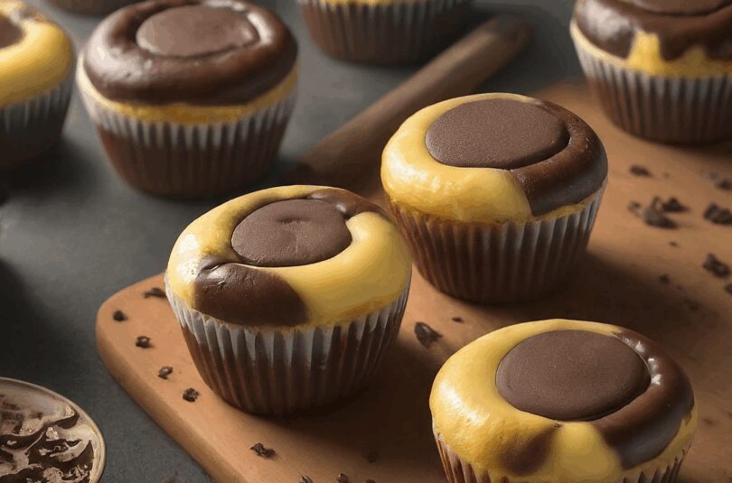 Chocolate-Cheesecake-Muffins Chocolate Cheesecake Muffins