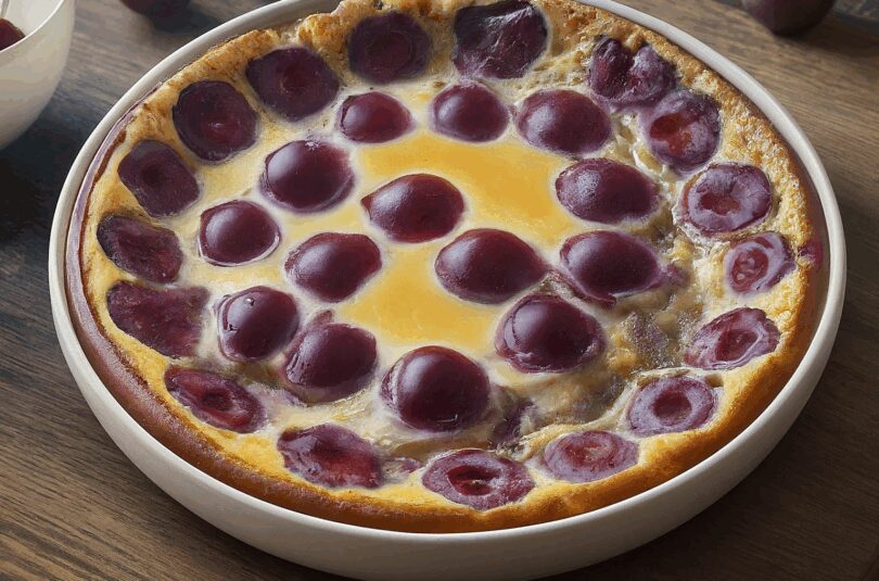 Clafoutis-–-Franzoesischer-Kirschkuchen Clafoutis – Französischer Kirschkuchen
