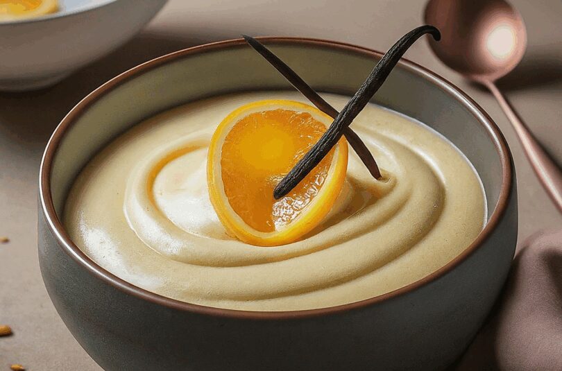 Cremige Griesflammerie mit Vanille