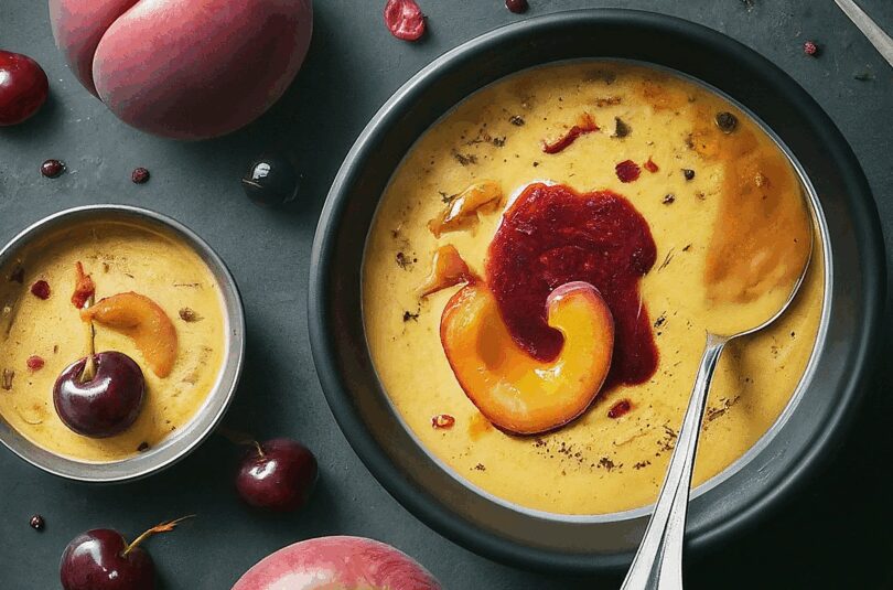 Cremige Grießflammerie mit fruchtiger Note
