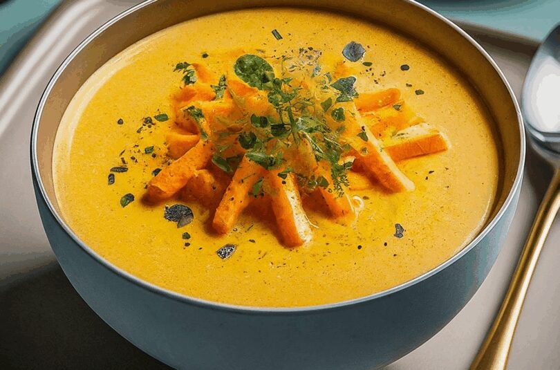 Cremige Hokkaido Kürbissuppe