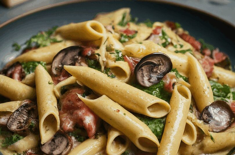Cremige Penne alla Boscaiola
