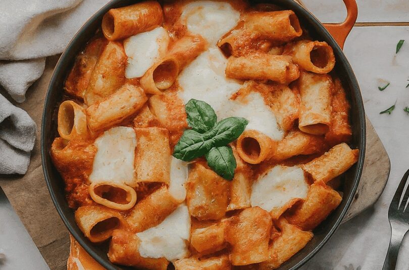 Cremige Rigatoni Al Forno mit Mozzarella von Lidl