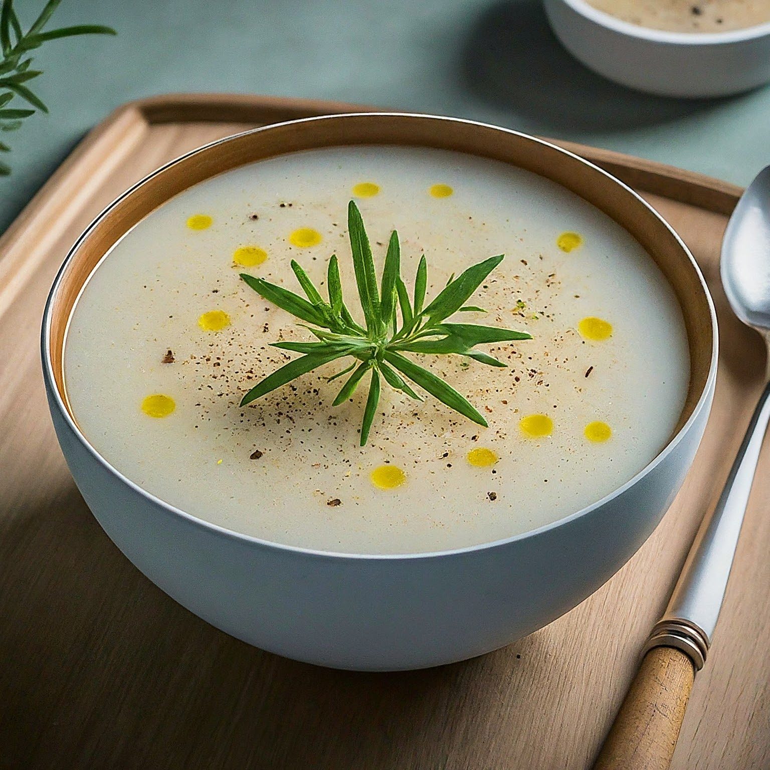 Cremige-Weisse-Bohnensuppe-mit-Rosmarin Cremige Weiße Bohnensuppe mit Rosmarin