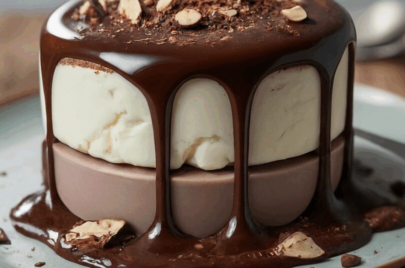 Cremiges-Schokoladeneis-aus-der-Joghurtmaschine Cremiges Schokoladeneis aus der Joghurtmaschine
