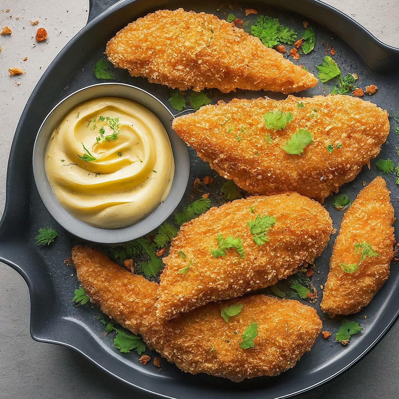 Crispy-Chicken-–-Knuspriges-Huehnchen Crispy Chicken – Knuspriges Hühnchen