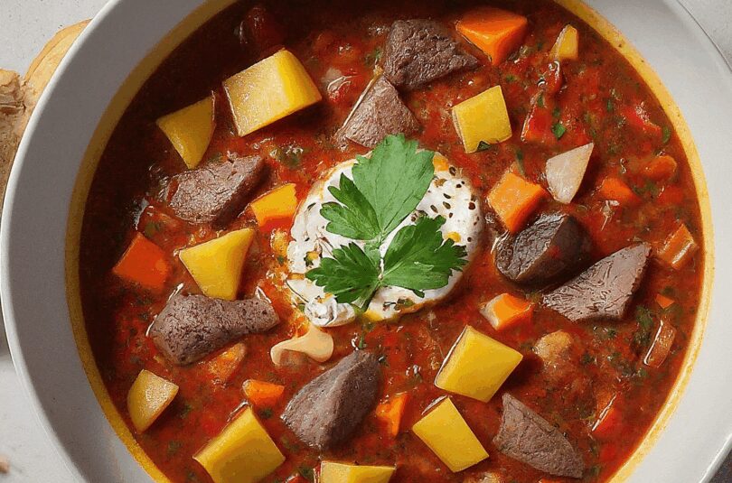 Deftige Gulaschsuppe