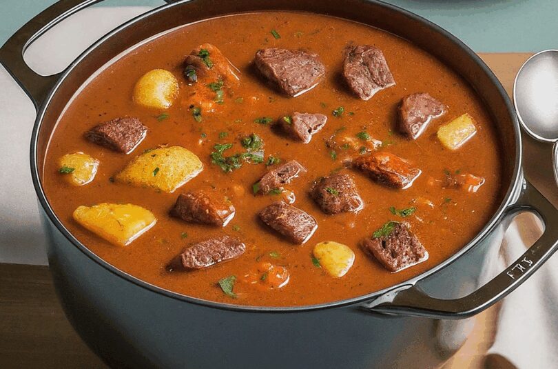 Deftiger Biergulasch