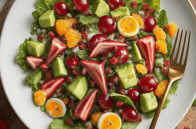 Der Beste Schichtsalat – Fruchtig Pikanter Schichtsalat