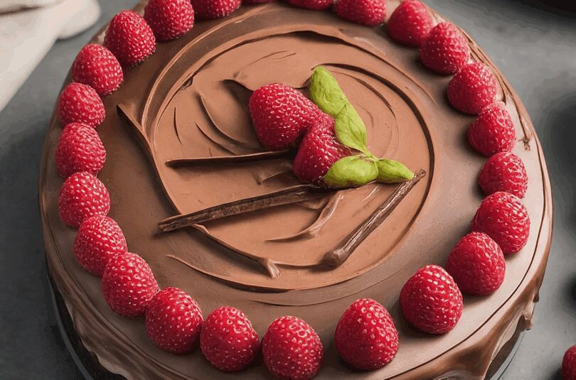 Die-Koenigin-Aller-Suessspeisen-Schokoladen-Himbeer-Torte Die Königin Aller Süßspeisen: Schokoladen-Himbeer-Torte