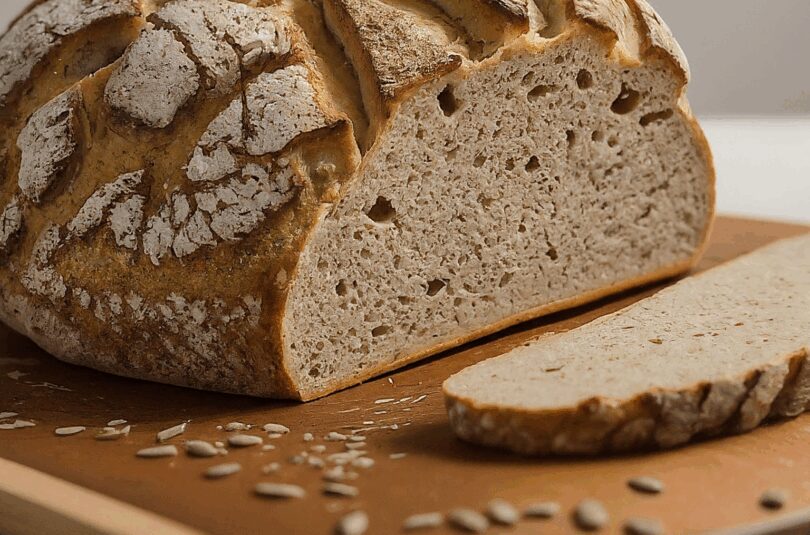 Dinkelvollkornbrot mit Körnern