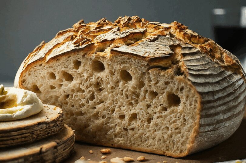 Dinkelvollkornbrot mit Körnern