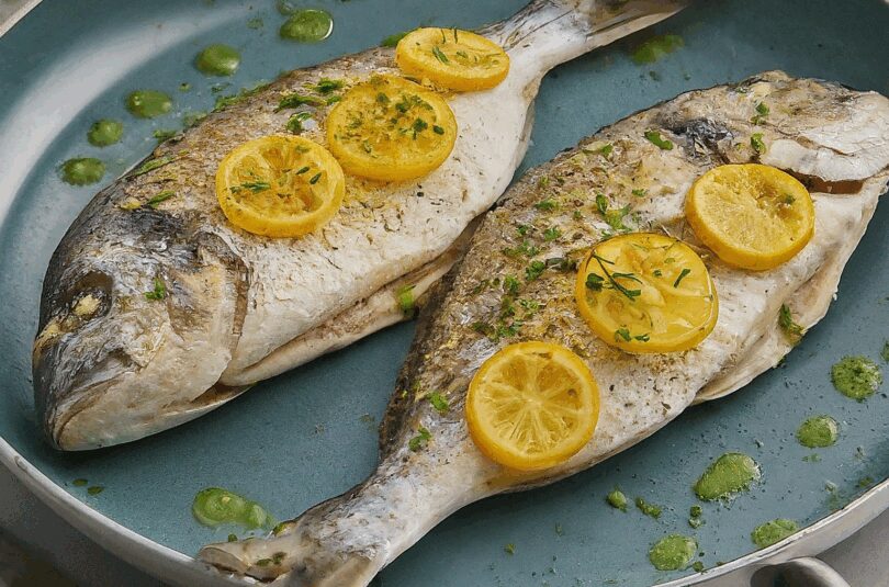 Dorado Fisch – Dorade Aus Der Pfanne