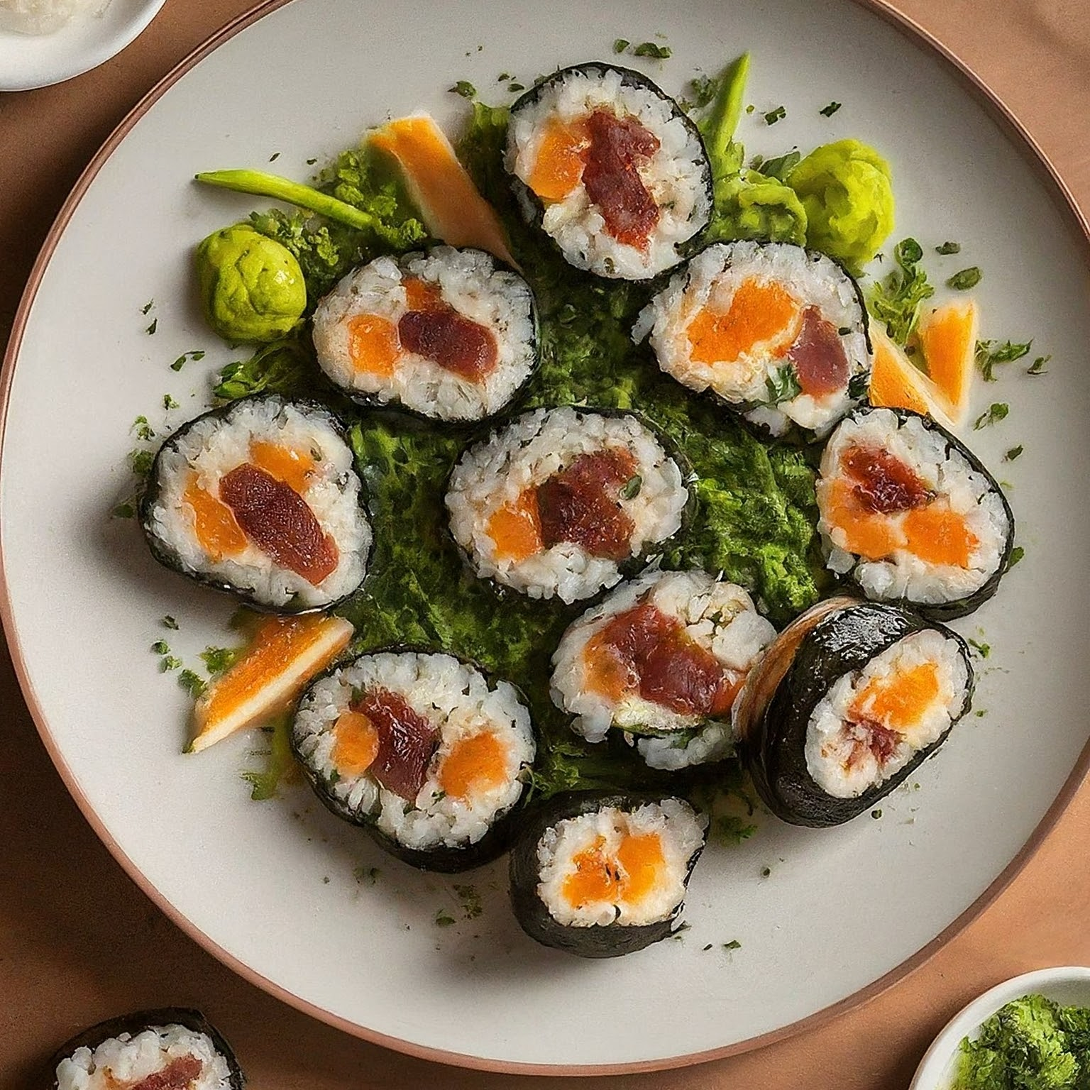 Duenne-Sushi-Rollen-fuer-Anfaenger Dünne Sushi Rollen für Anfänger