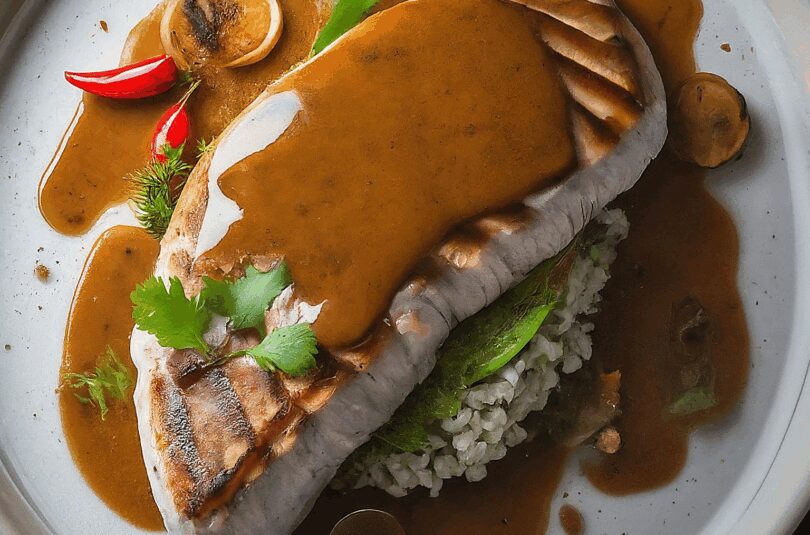 Eier mit Tamarindensauce